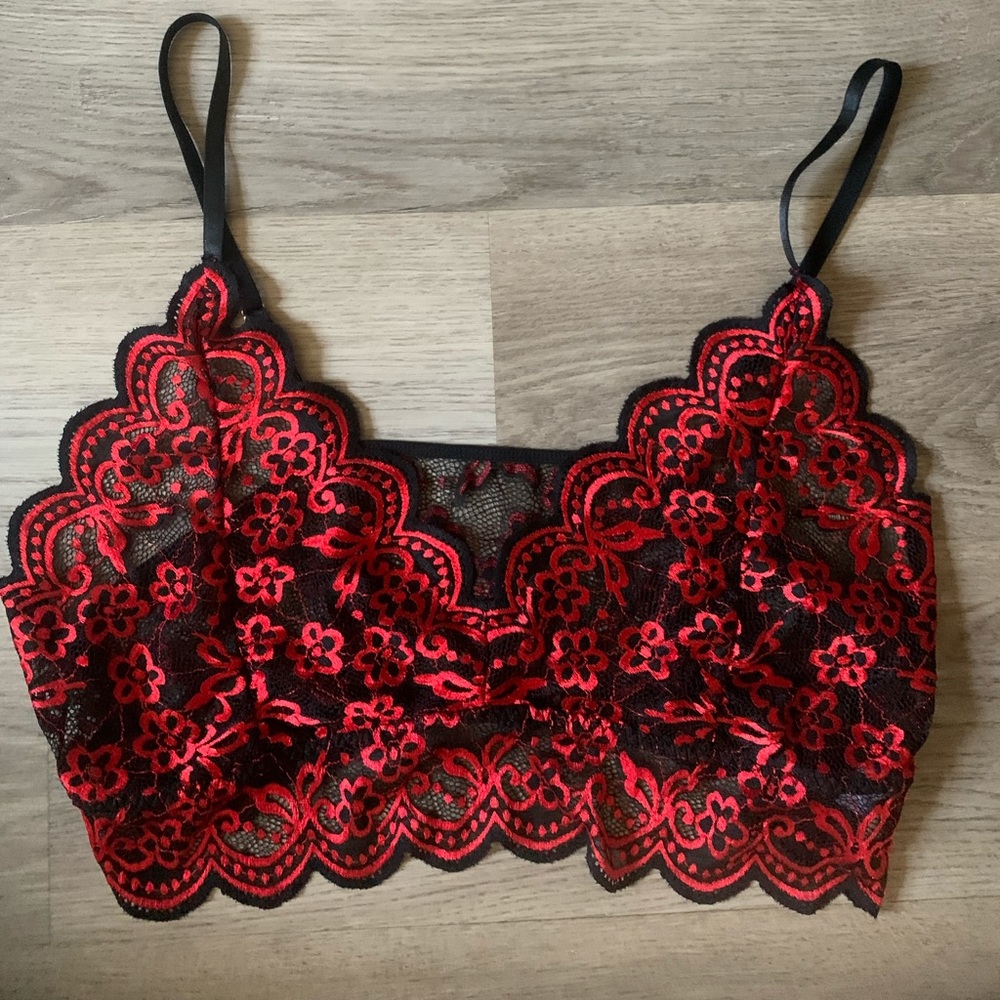 Red lacey Lingerie 5XL